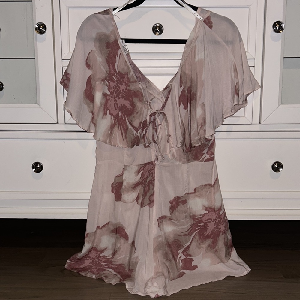 NWT Lunik Pink Floral Romper - Picture 4 of 6